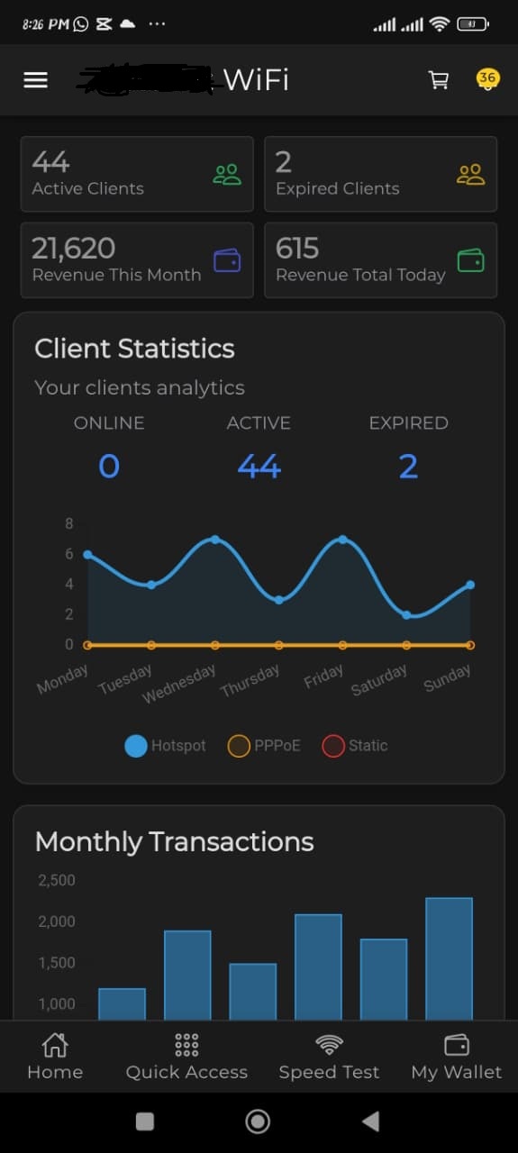 GenWISP ISP Billing System Mobile App